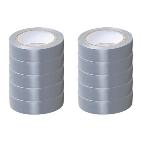 Lot de 10 Rubans isolants Gris L10 m l15 mm