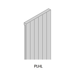 Radiateur eau chaude Planea PLHL 2158 Watts, Hauteur 1800 mm