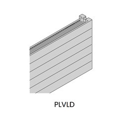 Radiateur eau chaude Planea PLVLD 1657 Watts, Hauteur 700 mm