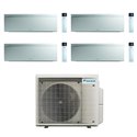 Climatiseur quadri split Emura 3 4MXM68A9, Tailles 20 + 20 + 20 + 20 Blanc R32