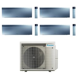 Climatiseur quadri split Emura 3 4MXM80A9, Tailles 20 + 20 + 20 + 20 Argent R32