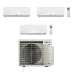 Climatiseur tri split Perfera 3MXM40A9, Tailles 15 + 15 + 15 Blanc R32