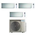 Climatiseur tri split Stylish 3MXM68A9, Tailles 20 + 20 + 50 Argent R32