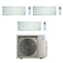 Climatiseur tri split Stylish 3MXM40A9, Tailles 15 + 25 + 25 Blanc R32