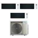 Climatiseur tri split Stylish 4MXM80A9, Tailles 20 + 35 + 35 Noir R32