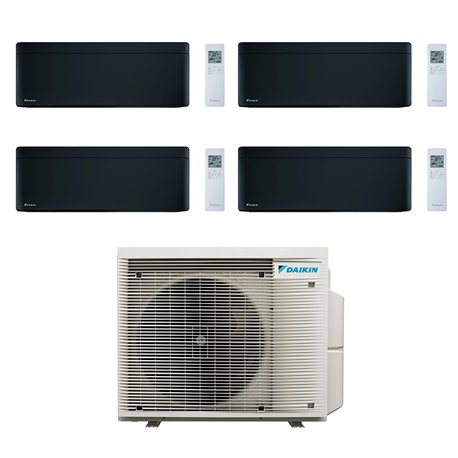 Climatiseur quadri split Stylish 5MXM90A9, Tailles 15 + 15 + 25 + 35 Noir R32 Climatiseur quadri split Stylish 5MXM90A9, Tailles 15 + 15 + 25 + 35 Noir R32