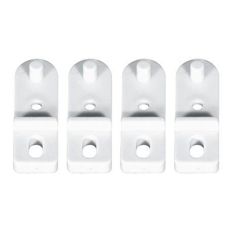 Jeu de 4 Pattes de fixation murale + visserie