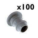 Lot de 100 Embouts de gaine Ø16 mm