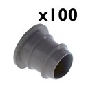 Lot de 100 Embouts de gaine Ø25 mm