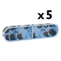 Lot de 5 Boîtes d’appareillage étanches à l’air 4 postes en ligne Prof 50 mm
