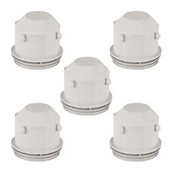 Lot de 5 boites de centre Pour incorporation béton lisse Ø85 mm