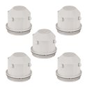 Lot de 5 boites de centre Pour incorporation béton lisse Ø85 mm