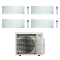 Climatiseur quadri split Stylish 4MXM68A9, Tailles 15 + 20 + 25 + 25 Blanc R32