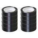 Lot de 10 Rubans isolants Noirs L10 m l15 mm