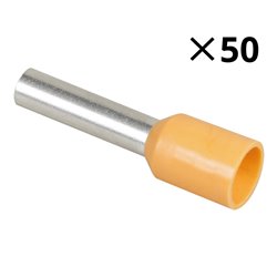 Lot de 50 embouts de câblage Ø3,2 mm 4 mm²