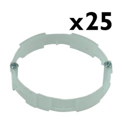 Lot de 25 Anneaux à vis Pour boîte d'appareillage