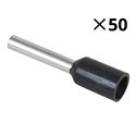 Lot de 50 embouts de câblage Ø2 mm 1,5 mm²