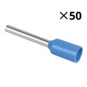 Lot de 50 embouts de câblage Ø1,5 mm 0,75 mm²