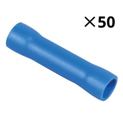 Lot de 50 Manchons Bout à bout Ø2,3 mm 1,5 à 2,5 mm²