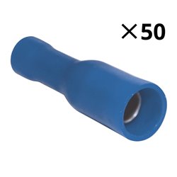 Lot de 50 Cosses rondes femelles Ø3,3 mm 1,5 à 2,5 mm²