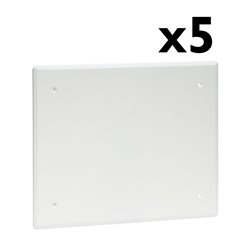 Lot de 5 Couvercles Fixation par vis 290x230 mm pour 510 06/510 16