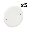 Lot de 5 Couvercles Fixation par vis Ø130 mm pour 521 69
