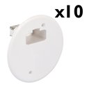 Lot de 10 Couvercles DCL pour boite d'applique Ø86 mm