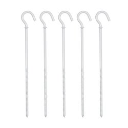 Lot de 5 Pitons L120 mm Blanc