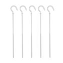 Lot de 5 Pitons L120 mm Blanc