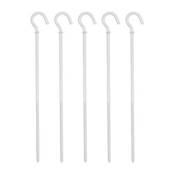 Lot de 5 Pitons L150 mm Blanc