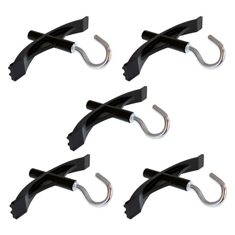Lot de 5 Accessoires de fixation luminaire Plastique + piton Lot de 5 Accessoires de fixation luminaire Plastique + piton