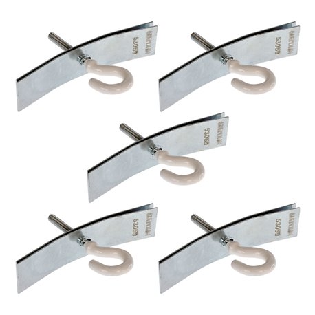 Lot de 5 Accessoires de fixation luminaire Métallique 80 mm + piton Lot de 5 Accessoires de fixation luminaire Métallique 80 mm + piton