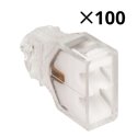 Lot de 100 Connexions rapides Conditonnement en pot 2 entrées