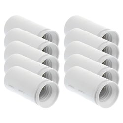 Lot de 10 Douilles de chantier E27 