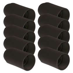 Lot de 10 Douilles E14 Simple bague noire
