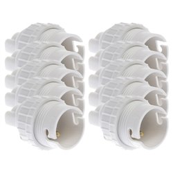 Lot de 10 Douilles B22 Double bague 