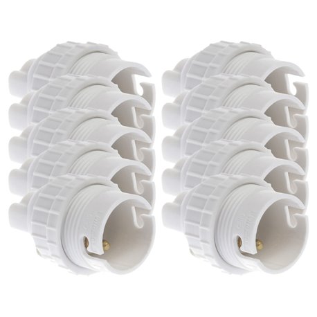Lot de 10 Douilles B22 Double bague 