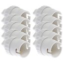 Lot de 10 Douilles B22 Simple bague plastique