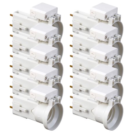 Lot de 10 Douilles DCL E27 