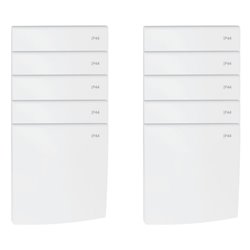 Lot de 10 sorties de câbles 20A pour installation en volume 1 et 2 Blanc