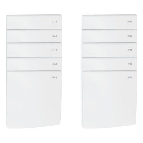 Lot de 10 sorties de câbles 20A pour installation en volume 1 et 2 Blanc Lot de 10 sorties de câbles 20A pour installation en volume 1 et 2 Blanc