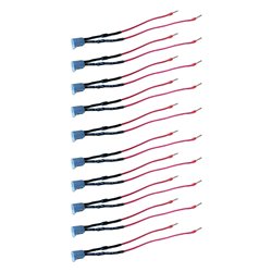Lot de 10 Voyants seul Bleu pour va et vient ou poussoir lumineux