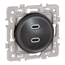 Prise chargeur USB Double type C Vulcain