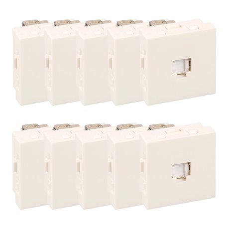 Lot de 10 prises RJ45 Grade 3 TV Cat6A 