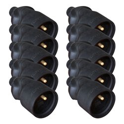 Lot de 10 Prolongateurs 16A 2P+T Noir