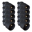 Lot de 10 Prolongateurs 16A 2P+T Noir