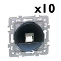 Lot de 10 prises RJ45 UTP Cat5E Vulcain