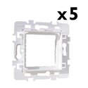 Lot de 5 Adaptateurs module 45x45 pour modèle Esprit