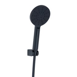 Pommeau de douche 3 jets Noir mat