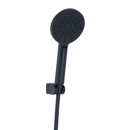Pommeau de douche 3 jets Noir mat